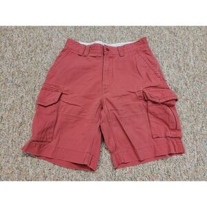Polo Ralph Lauren Shorts Mens 31 Coral Pink Cargo Pockets Casual Classic Chino